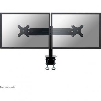 Support d'écran plat Newstar FPMA-D700D pour bureau, kit de montage pleine action pour 2 écrans LCD, couleur noire