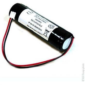 Batteria 2x SC VNT 2S1P ST4 2.4V 1.6Ah per lampada d'emergenza