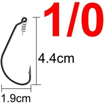 Anzuelos de Pesca “Resorte Lock” – Señuelo de Gusano Suave