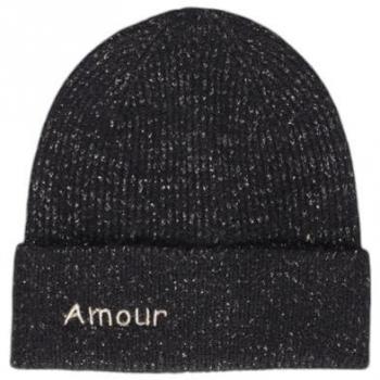Glittery Black Beanie