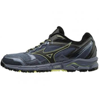 Mizuno Wave Daichi 3, Chaussures de randonnée Femme, Multicolore (Fstonegray/Blk/Sunnylime 001), 37 EU