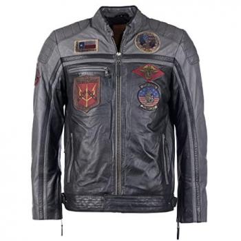 Top Gun Leren Cuir Jas TGJ1005 – Moderne Stijl