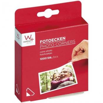Walther fotohoekjes 10x15mm 1000 stuks