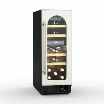 Klarstein Vinovilla Victoria 17 Duo Réfrigérateur à vin 2 zones de refroidissement tactile pour 17 bouteilles avec 4 clayettes