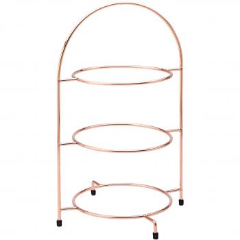 Utopia 3 Tier Copper Food Display Stand