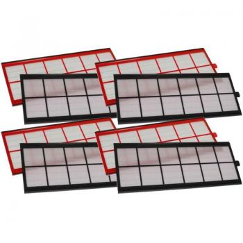 G4/F7 ComfoAir 350 Ventilation Filter Set – 8 Parts, Red/Black