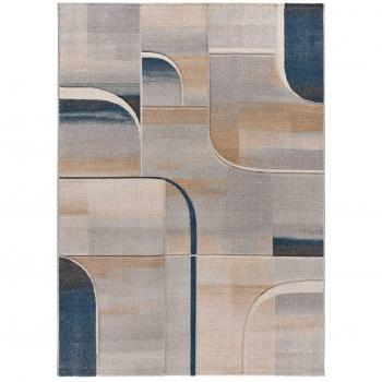 Alfombra de Interior Atticgo Azul 140x200 cm