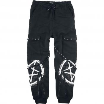 Pantaloni Gothici con Tasche e Cinghie