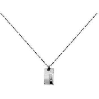 Élégance Métallique – Plaque Chaîne Phebus Diamant Blanc