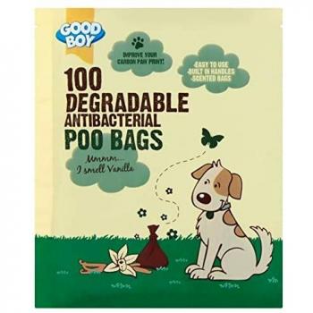 Good Boy Degradable Dog Waste Bags with Vanilla Scent 100 Pack