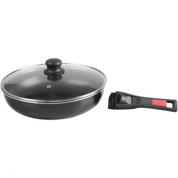Sitram Sauteuse Agile 28 cm en aluminium noir