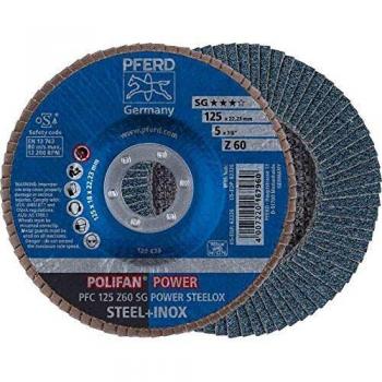 Pferd Abrasivi Rondella Dentata 125mm Polifan 60 SG