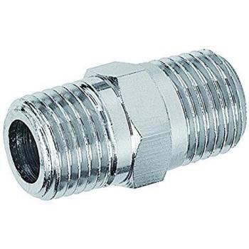 Espiga Doble R1/4 x R1/4 Macho Cónico de Prevost A2 1414P2