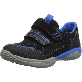 Superfit Jungen Storm Sneaker, (Blau/Schwarz), 38 EU