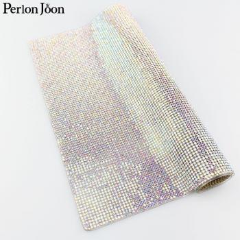 24x40cm Strass Cut Ribbon Applique