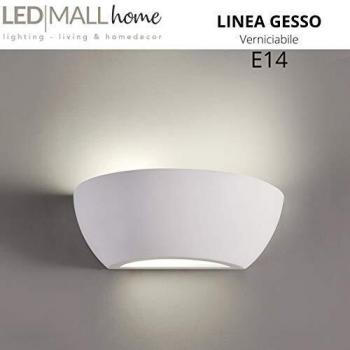 E14 Attacco Applique Gesso per Interni