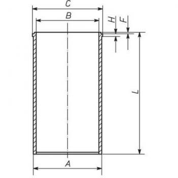 Mahle 029 WV 20 00 Zylinderlaufbuchse für Audi, VW, Seat, Ford, Skoda