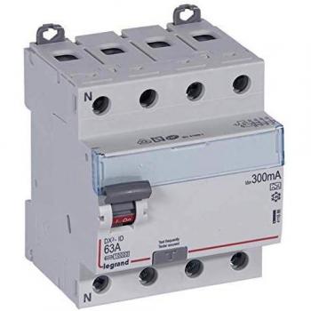 Interruptor diferencial DX³-ID entrada alta y salida baja con tornillo