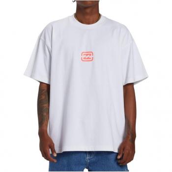 Billabong Men's White Bracket Wave T-Shirt