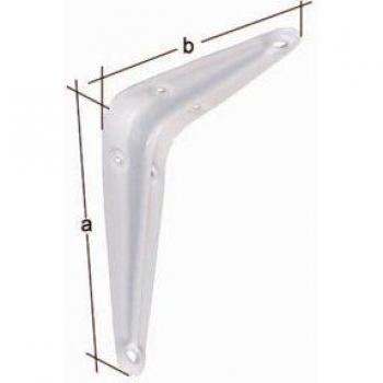 Équerre de Fixation L.350mm H.300mm Acier Blanc 200kg (Vente par 20)