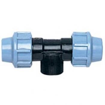 Connettore ad angolo di pressione T polipropilene F 11/4 mm.40 [SAB]