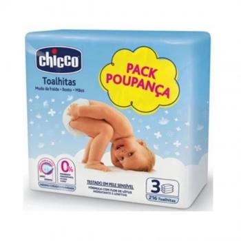 Chicco Toalhitas Húmidas 216 toalhitas