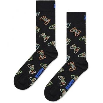 Chaussettes gamer noires à tige haute
