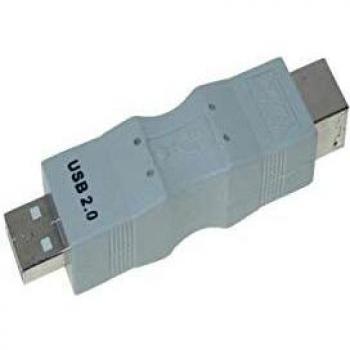 USB A Plug to B Socket Adapter