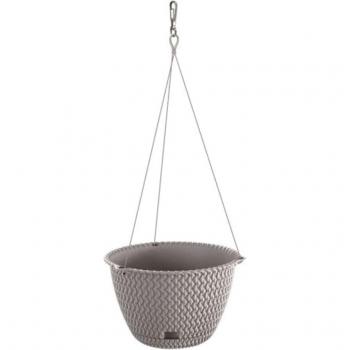 Maceta colgante 3L Splofy antracita de Prosperplast