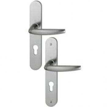 Ensemble de porte large Atlanta Hoppe 1530/300M en inox F9