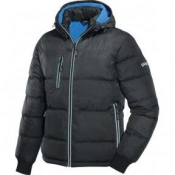 Uvex Steppjacke 9894, Unisex, schwarz und blau
