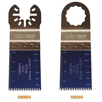 CMT Multi-Tool Blades OMM04-X5 34 mm con 5 Lame per Legno