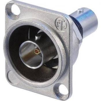 Neutrik BNC Feedthrough NBB75DFI – Single Gold‑Plated HD Connection