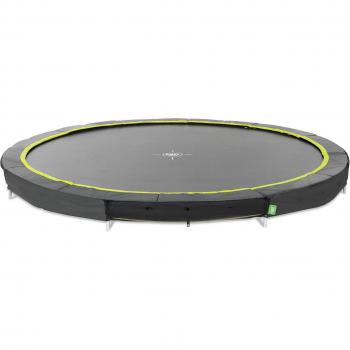 Cama elástica 427 cm con Acolchado Negro – EXIT