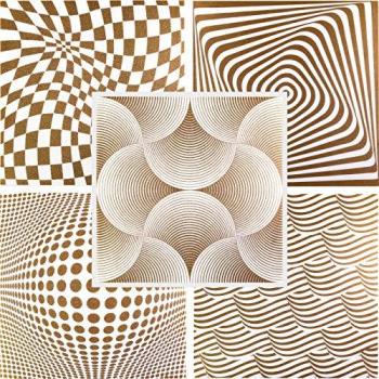 Piastrelle Effetto Oro Hexim 50x50cm