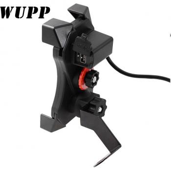 WUPP Rearview Mirror Phone Bracket with USB Charger