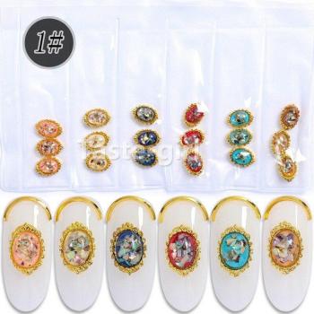 18 Uds de Accesorios Brillantes para Uñas