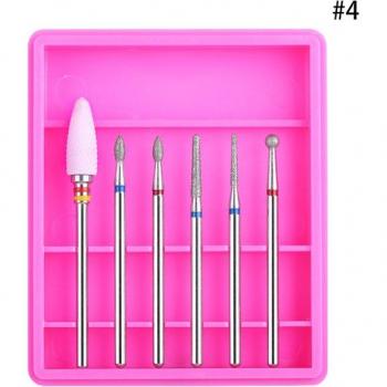 Kit de Brocas Uñas y Pulido Dermal 10 unids