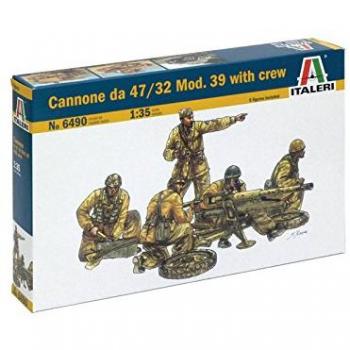 ITALERI 510006490 1:35 Italienisches Panzerabwehrgeschütz v. 47/32