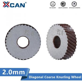 Roue d’usinage XCAN métal 2,0 mm – kit de 2 pièces, moletage diagonal grossier