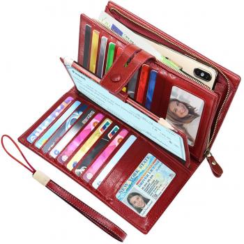 Portefeuille Femme 21 Emplacements Cartes ENONEO