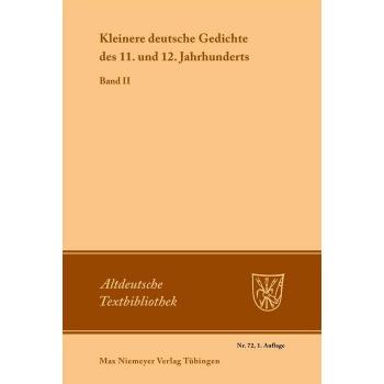 Vitalsource Technologies, Inc. Kleinere deutsche Gedichte des 11. und 12. Jahrhunderts