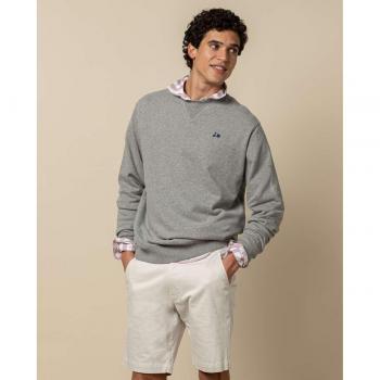 Sudadera Scotta Gris con Cuello Redondo