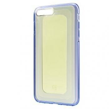 GRAMAS Gems Hybrid Case für iPhone 8/7 Plus, Gelb/Lila