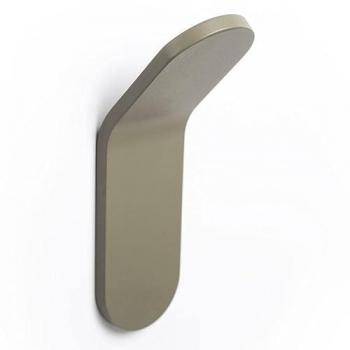 Percha TIK 40x125x47 gris musgo con 3M adhesivo, soporta 5 kg