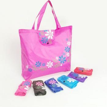 Casual Reusable Tote with Button Pouch