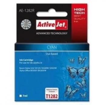Tinta compatible ActiveJet AE-1282R para impresoras Epson T1282, color cian
