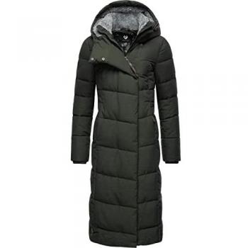 Ragwear Wintermantel Pavla Long mit Teddyfutter