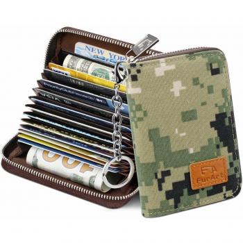 Premium RFID‑Schutzetui FurArt: 14 Fächer + Schlüsselhalter