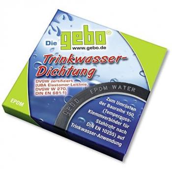 Joint de plomberie EPDM Gebo V00036800 – Collier fonte malléable pour tuyau acier 33,7 mm (1)
